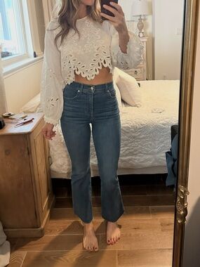 Veronica Beard Carlson ankle flare jeans